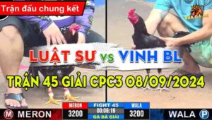 Trận 45 Giải CPC3 08/09/2024 - Chung Kết - Anh Luật Sư Và Anh Vinh Bảo Lộc