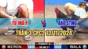 Trận 3 CPC2 13/11/2024 giữa anh Tư Mã Ý và anh Bảo Sting