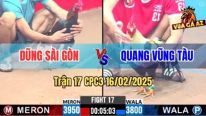 Trận 17 CPC3 16/2/2025 - Anh Dũng Sài Gòn Tới Tang Gãy 4 Cái Liên Tiếp