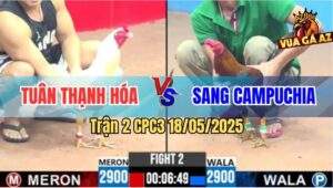 Trận 2 CPC3 18/5/2025 - Úa Anh Tuân Đá Chân 1 Hạ Đẹp Cánh Gà Campuchia