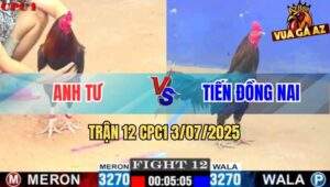 Trận 12 CPC1 3/7/2025 - Anh Tư Và Anh Tiến Không Phân Thắng Bại