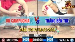 Trận 4 CPC3 16/7/2025 - Xám Bông Anh Un Campuchia Đá Bo Như Xe Đụng