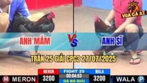 Trận 25 Giải CPC3 27/7/2025 - Anh Mắm Thành Phố Vs Anh Sĩ Bình Dương