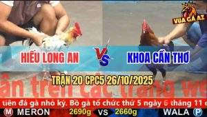 Trận 20 CPC5 26/10/2025 - Anh Hiếu Long An Và Anh Khoa Cần Thơ