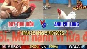 Trận 22 CPC5 21/10/2025 - Anh Duy Tịnh Biên Và Anh Phi Long