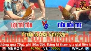 Trận 10 CPC5 1/11/2025 - Anh Lợi Trí Tôn Và Anh Tiền Bến Tre