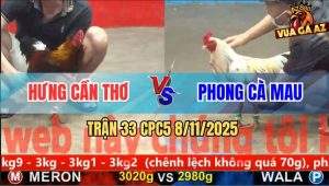 Trận 33 CPC5 8/11/2025 - Anh Hưng Cần Thơ Và Anh Phong Cà Mau