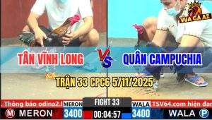 Trận 33 CPC6 5/11/2025 - Gà Anh Tân Ra 1 Chân Hạ Cánh Gà Campuchia