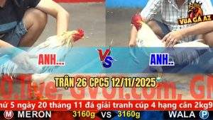 Trận 26 CPC5 12/11/2025