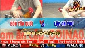 Trận 10 CPC5 12/12/2025 - Gà Que Anh Bốn So So Để Cây Lưng Bướm Lật Xe
