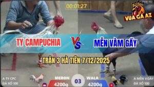 Trận 3 Hà Tiên 7/12/2025 - Bướm Anh Ty Campuchia Đá Chân Nào Cũng Đâm