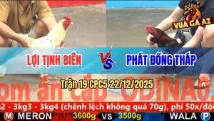 Trận 19 CPC5 22/12/2025