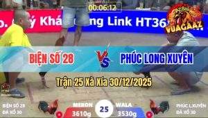 Trận 25 Xà Xía 30/12/2025