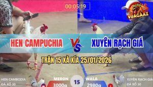 Trận 15 Xà Xía 25/1/2026 - Anh Kiểm Quá Hừng, Nay Thả Con Vịt Cũng Ăn