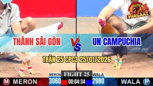 Trận 25 CPC3 25/1/2026 - Điều Anh Un Gãy Cánh Đá Úa Ói Chạy Mất Dép