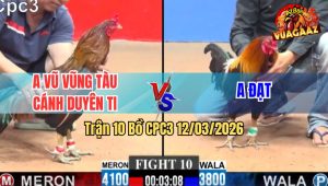 Trận 10 Bồ CPC3 12/3/2026 - Xanh Dí Bạc Ăn 6 Buống Ra Đỏ Đá 1 Chân Té