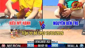Trận 32 Bồ CPC3 12/3/2026 - Xanh Mới Vào Đá Cây Lưng Đỏ Xì Bỏ Chạy
