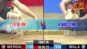 Trận 26 CPC2 27/03/2026 - Bướm Đá Úa Muốn Hư Úa Có Chân Phản Đâm Bướm Té