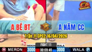 Trận 11 CPC2 16/04/2026 - Điều Giao Chân Bướm Nằm Biệt Sau 1 Cú Nhấc Chân