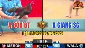 Trận 14 CPC2 20/04/2026 - Xanh Chấp Ngông Vẫn Đá Đỏ Bỏ Chạy Nhanh Lẹ