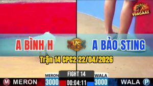Trận 14 CPC2 22/04/2026 - Anh Bình Đá Phản Lụm Idol Bảo Sting Phút Cuối