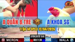 Trận 14 CPC3 12/04/2026 - ĐIỀU BÔNG ĐÂM NHƯ SAM SÍT  HẠ BƯỚM NHANH GỌN