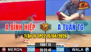 Trận 15 CPC2 15/04/2026 - Đỏ Đâm Quá Đâm 1 Tay nước Xanh Hư Hình
