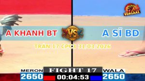 Trận 17 CPC3 31/03/2026 - Đỏ Chú Khanh Trâu Bò Phút 90 Hạ Gà Xanh