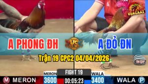 Trận 19 CPC2 04/04/2026 - Xanh Đá Đỏ Nằm Biệt Chỉ 1 Tay Nước Rinh Ra