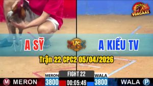 Trận 22 CPC2 05/04/2026 - Bướm Buôn Đuôi Chuối Nằm Ngay Tại Chỗ