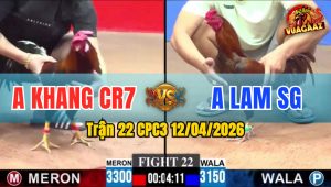 Trận 22 CPC3 12/04/2026 - ĐỎ ĐÂM XANH HƯ HÌNH  CHẾT TRÊN TAY