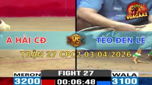Trận 27 CPC2 03/04/2026 - Xanh Thủ Huề Phút 90 Quá May Mắn
