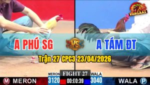 Trận 27 CPC3 23/04/2026 - Anh Phú SG Hạ Anh Tám ĐT Nhẹ Nhàng