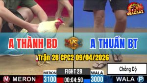 Trận 28 CPC2 09/04/2026 - Chuối Đá Lơi Khơi Úa Lật Xe Hết Cứu