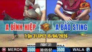 Trận 31 CPC2 15/04/2026 - Xanh Quá Nhanh 2 Tay Nước Đỏ Nằm Tại Chỗ