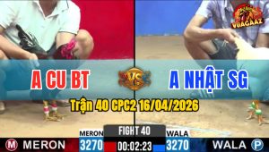 Trận 40 CPC2 16/04/2026 - Úa Nạp 4 Chân Điều Nằm Biệt Dưới Chân