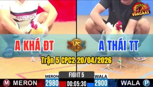 Trận 5 CPC2 20/04/2026 - Xanh Đá Mu Lưng Đỏ Bưng Ra Ngoài Nhanh Lẹ