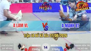 Trận 14 Xà Xía 27/08/2026 – Gà Chuối Anh Lam Siết Đúng 1 Tay Nước