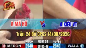 Trận 24 CPC2 Ngày 14/8/2026 Trên Vua Gà AZ