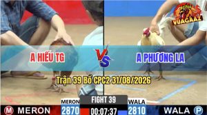 Trận 39 CPC2 31/08/2026 – Anh Phương Long An Và Anh Hiếu TG
