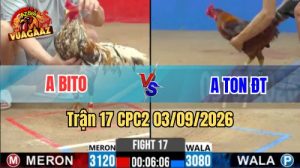 Trận 17 CPC2 Ngày 3/9/2026