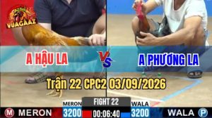Trận 22 CPC2 Ngày 3/9/2026