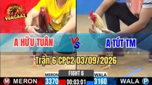 Trận 6 CPC2 Ngày 3/9/2026