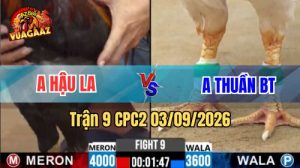 Trận 9 CPC2 Ngày 3/9/2026